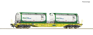 Roco 6600279 - H0 - Containertragwagen Pellegrini, GATX, Ep. VI